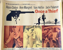 Once a Thief 1965 vintage movie poster - £78.56 GBP