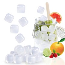 Reusable Ice Cube, 65 Pack Reusable Ice Cubes For Drinks, Washable Non-M... - £20.77 GBP