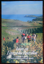 Original Poster France Roussillon Vineyards Grape Vine - $36.05