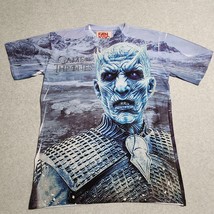 RARE HBO Game of Thrones Winter is Here Night King Blue AOP Graphic Shirt XL - £43.38 GBP