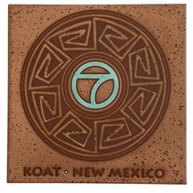 KOAT Channel 7 New Mexico Broadcast Station Vintage Ceramic Tile Trivet ... - £35.03 GBP