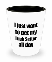 Irish Setter Shot Glass Dog Lover Mom Dad Funny Gift Idea For Liquor Lov... - £10.10 GBP