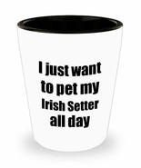 Irish Setter Shot Glass Dog Lover Mom Dad Funny Gift Idea For Liquor Lov... - £10.09 GBP