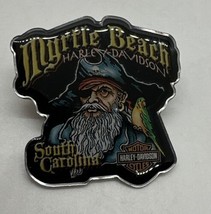 Harley Davidson Myrtle Beach SC South Carolina Pirate Pin Pinback 2004 - £11.86 GBP