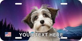 HAVANESE PARTI BRN WT FACE CAN PERSONALIZE NOVELTY METAL LICENSE PLATE G - $8.90+