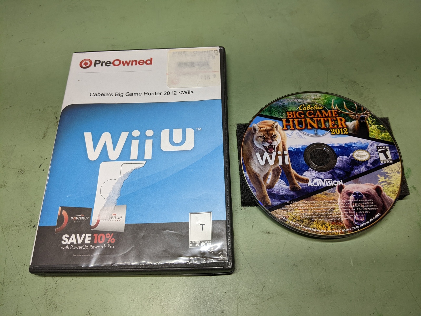 Cabela&#39;s Big Game Hunter 2012 Nintendo Wii Disk Only - $5.15