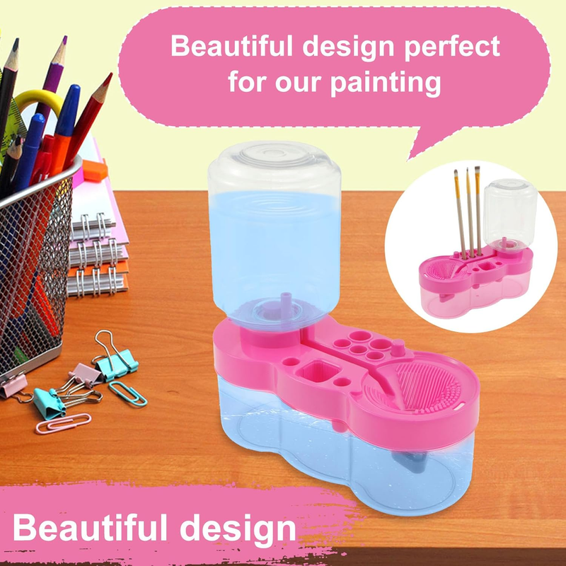 Paint Brush Cleaner with Paint Tray, Water Circulation, Brush Cleaner Painting T Item image 2