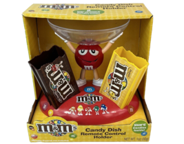 NIB M&amp;Ms 2010 RED M&amp;M Candy Dish &amp; Remote Control Holder Collectible NEW - £11.46 GBP