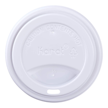 C-KDL516W-PP 10-24 Oz. Sipper Dome Lid - White (Case of 1000) - £47.68 GBP