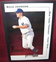 2001 Fleer Premium Prospect #201 Nick Johnson 1306/1999 New York Yankees - £3.91 GBP
