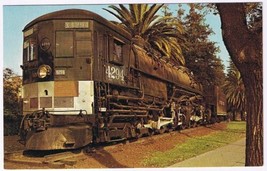 Postcard Train Last Steam Locomotive Southern Pacific Sacramento California - £3.15 GBP