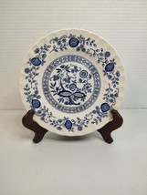 Myott Meakin Blue Onion Bread Dessert Plate 7&quot; Replacement England Irons... - £9.00 GBP