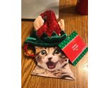 Holiday Cat Hat Elf One Size Only Ships N 24h - $13.84