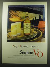 1949 Seagram&#39;s V.O. Whisky Ad - Very Obviously.. Superb - £14.57 GBP
