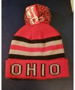 Ohio State Buckeyes Beanie Red Gray Winter Hat Adult Unisex NWT Spirit W... - £9.06 GBP