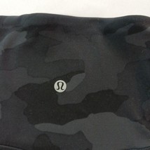 Lululemon Women's High-Rise Black Camo Leggings Measured Sz 10 (30"×23.5") image 4