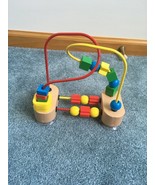 Melissa &amp; Doug My First Bead Maze Wooden Suction Cup Bottom Baby Develop... - $10.75