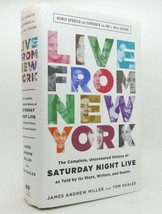 Tom Shales &amp; James Andrew Miller LIVE FROM NEW YORK The Complete, Uncensored His - £42.47 GBP