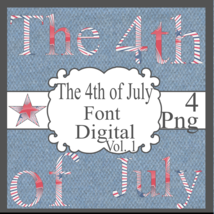 The 4th of July Font Digital Vol. 1 - $93.95 MXN