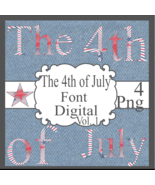 The 4th of July Font Digital Vol. 1 - $37.30 MXN