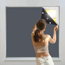 Jilron Blackout Curtain Beige 55x40in Portable Light Blocking 1 Pc - €8,87 EUR