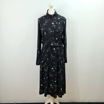 V by Very - NEW - Jersey Turtle Neck Midi Dress - Star Print - Size 14 - $23.88