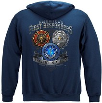 America&#39;s First Responders, Bravery in Action, Hooded SWEATSHIRT - $49.45+
