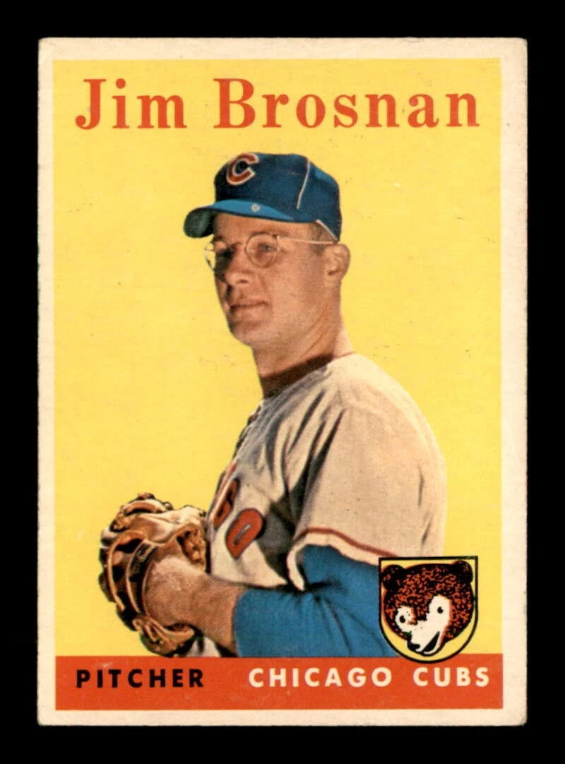 VINTAGE 1958 Topps #342 Jim Brosnan VG/VGEX - €5,41 EUR