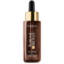 L&#39;Oreal Paris Sublime Bronze Self Tanning Facial Drops with Hyaluronic Acid, Gra - £20.77 GBP