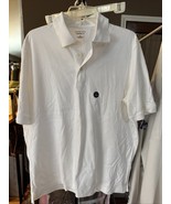 Lands End Polo Shirt Mens Size Large White Cotton Traditional Fit Short ... - $379.99 MXN