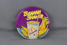 Vintage McDonalds Pin - The Banana Shake - Celluloid PIn  - $19.00