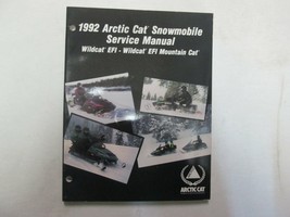 1992 Arctic Cat Wildcat Efi Mountain Cat Service Repair Workshop Manual-... - $257.63 MXN