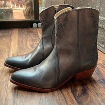 NEW Free People Women&#39;s Zip Booties New Frontier Western Boots Size 39.5 - £107.21 GBP