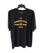 Kennesaw State Owls MENS Size Large Black Official Adidas Shirt Polyester  - €12,93 EUR
