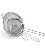 Cuisinart Mesh Strainers, 3 Count (Pack of 1) Set, CTG-00-3MS Silver - $20.00 CAD