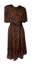 Treacy Lowe London Vtg Silk Tissue Dress Made In India Size 8 From B. Altman - £156.44 GBP