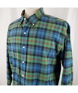 Polo Ralph Lauren Shirt Men&#39;s XL Button Down Multicolor Plaid Cotton Vin... - £21.96 GBP