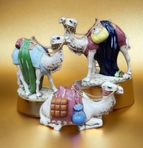 Vintage Holland Mold Nativity 3 Piece Set Hand Painted Camels  - £126.58 GBP