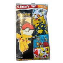 Pokemon Boys 5-Pack Cotton Briefs Size 6 NWT - $274.16 MXN