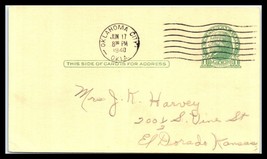 1940 US Postal Card - Oklahoma City, OK to El Dorado, Kansas T8 - £2.31 GBP