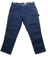 Key Dungaree Jeans Mens 42 x 32 Double Knee Blue Denim Carpenter Farm Tr... - $33.58