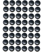 Plastic 1 Point 5 Inch Wrought Iron Patio Furniture Glide Caps (48, Black). - $43.79 CAD