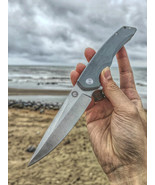 New 4&quot;  Folding Pocket Knife D2 Steel Blade Ball Bearing G10 Handle EDC ... - $77.42 CAD+