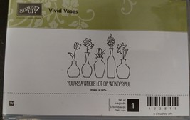 Stampin Up Vivid Vases Stamp - £7.03 GBP