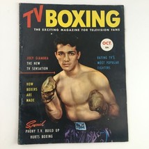 TV Boxing Magazine October 1953 Joey Giambra &amp; Rocky Marciano Record No Label - £22.41 GBP