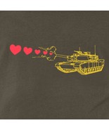 Mens tank shooting hearts- American Apparel or Bella Canvas Army- Size S, M, L,X - $23.00