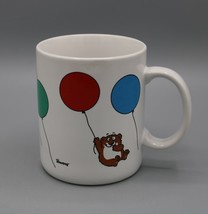 1986 Shoebox Greetings Coffee Mug 12oz Bear Holding a Balloon Hallmark C... - £9.40 GBP
