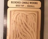 Vintage Yaley Bleached Candle Wicking 602/01 Sealed New old Stock NOS - $12.86