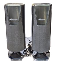 Lot of 2 Memorex Model MX4114 Speakers 11&quot; Tall 5W - $18.46