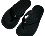 Olukai Ohana Sandals Flip Flop Womens size 8 Black - $24.70